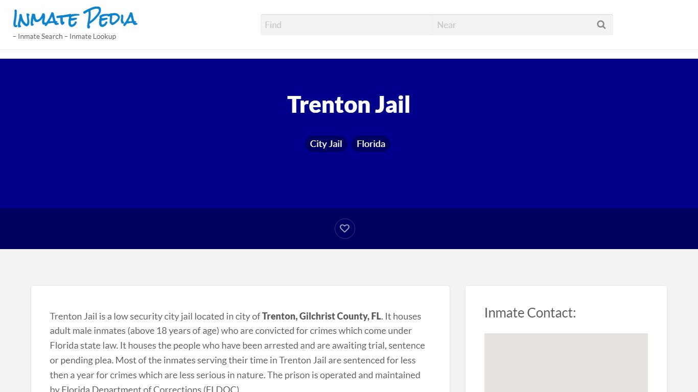 Trenton Jail – Inmate Pedia – Inmate Search – Inmate Lookup